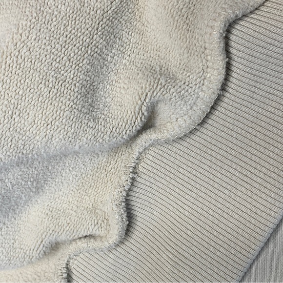 Pangaia Bone Beige Tan Pullover Organic Recycled Cotton Hoodie Size Medium - Picture 6 of 12